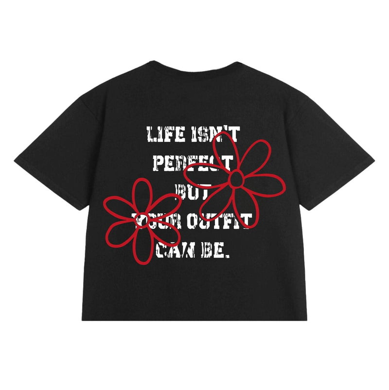 FLOWERS T-shirt Black