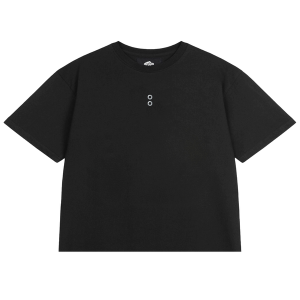 EYELET T-shirt Black