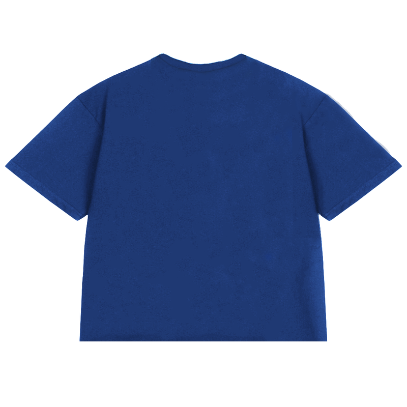EYELET T-shirt Blue
